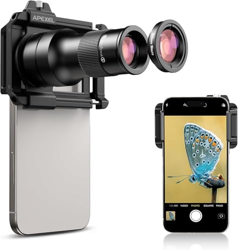 スマホ望遠レンズ 6倍望遠＋10倍マクロレンズ 1