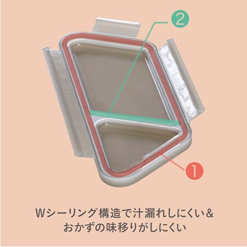 薄型弁当箱抗菌フードマンおにぎり 4