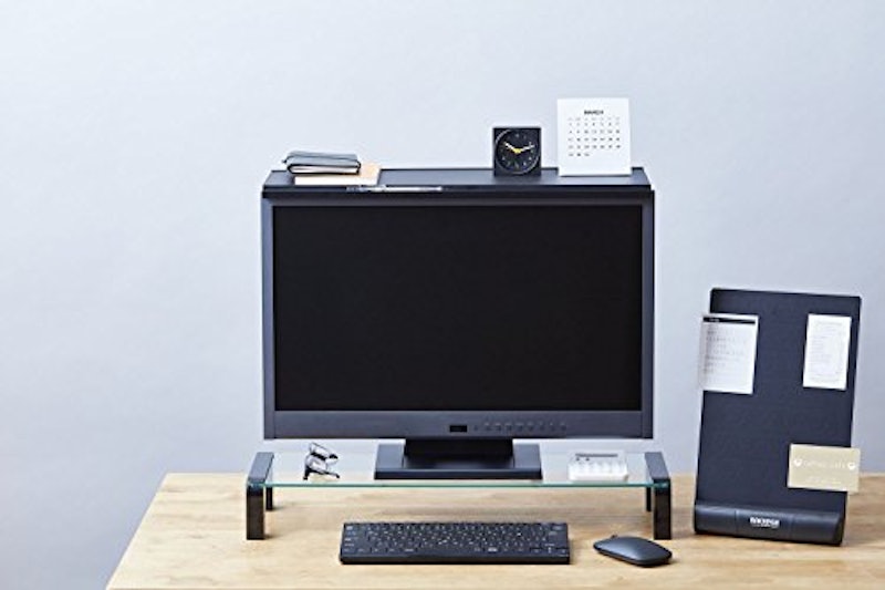 「ディスプレイボード」机のスペースを有効活用できる小物置き 5