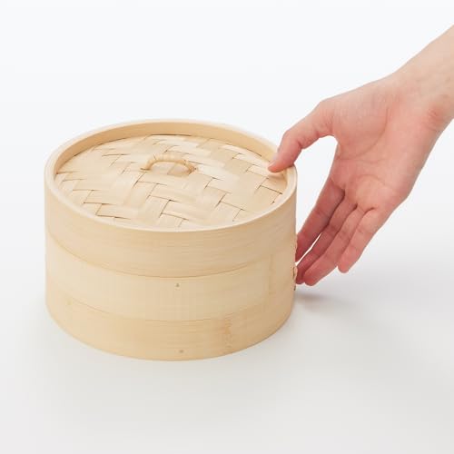  竹材 蒸篭 蓋 6