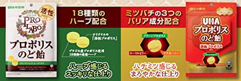 UHAプロポリス のど飴 5