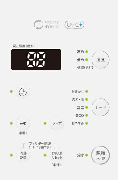 ハイブリッド式加湿器 3