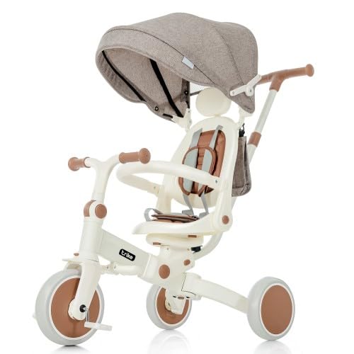 B T M 子供用三輪車　ホワイト Amazon.co.jp: BTM 子供用三輪車 7in1 折りたたみ 手押し 7way 1