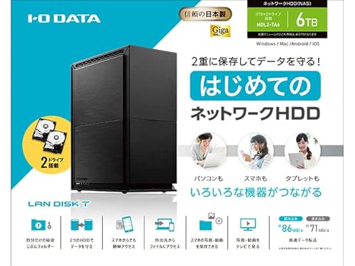LAN DISK NAS ランディスク HDL2-TAシリーズ 6