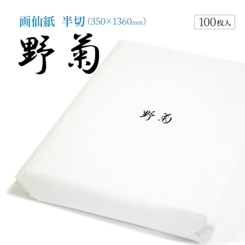 JA共済書道コンクール 画仙紙半切 野菊 2