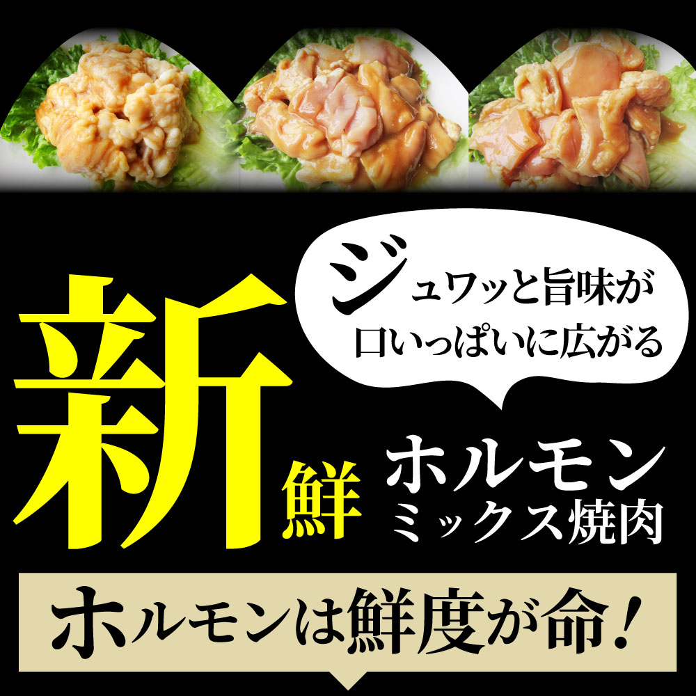  三種 ホルモン ミックス 焼肉 3