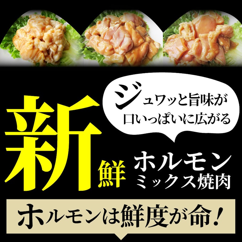三種 ホルモン ミックス 焼肉 3