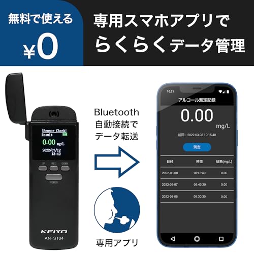 カートリッジ交換式アルコールセンサー 3