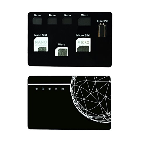 SIMカードアダプターセット&ナノSIMカードホルダーケース 1