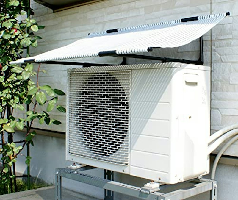 エアコン室外機用日よけのシート 1