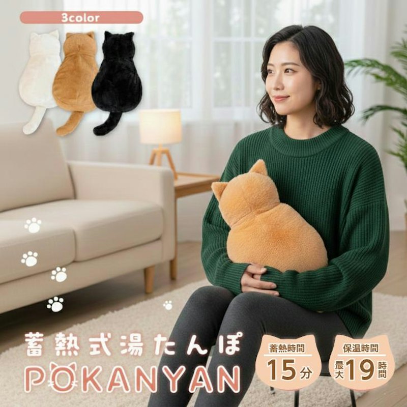 蓄熱式湯たんぽ ぽかにゃん 1