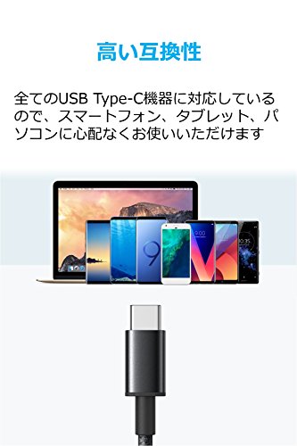 高耐久ナイロン USB-C & USB-A ケーブル 4