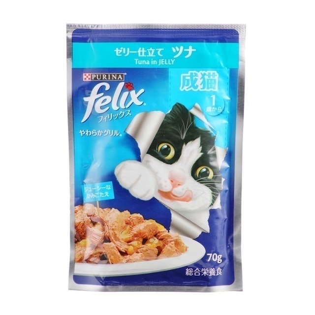 フィリックス やわらかグリル ゼリー仕立て キャットフード ツナ