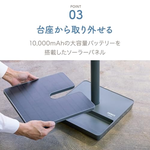 Solar Power Living Fan 4