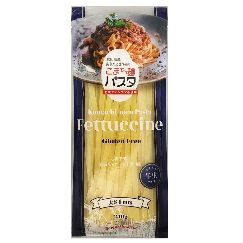 こまち麺パスタ スパゲティー フェットチーネ 1
