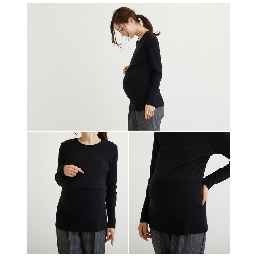 ETTE マタニティ ロングTシャツ 6