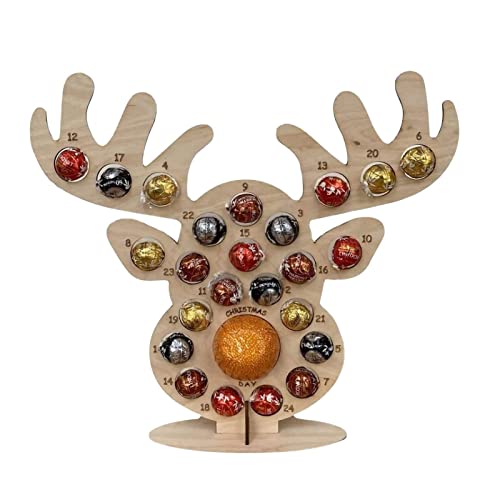 アドベントカレンダー B クリスマス プレゼント トナカイ 木製 電池 北欧 アドベントカレンダー B クリスマス プレゼント トナカイ 木製 電池