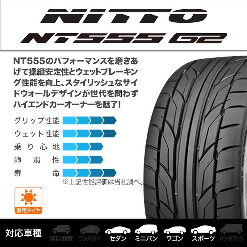 HOMURA 2×7 RA/NITTO NT555 G2 2