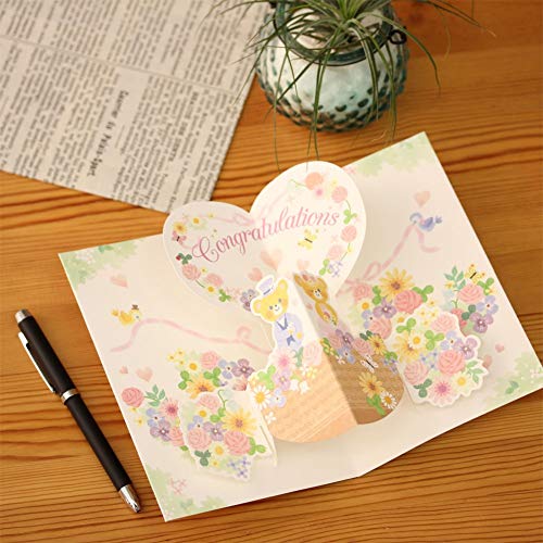結婚祝い ポップアップメッセージカード 3
