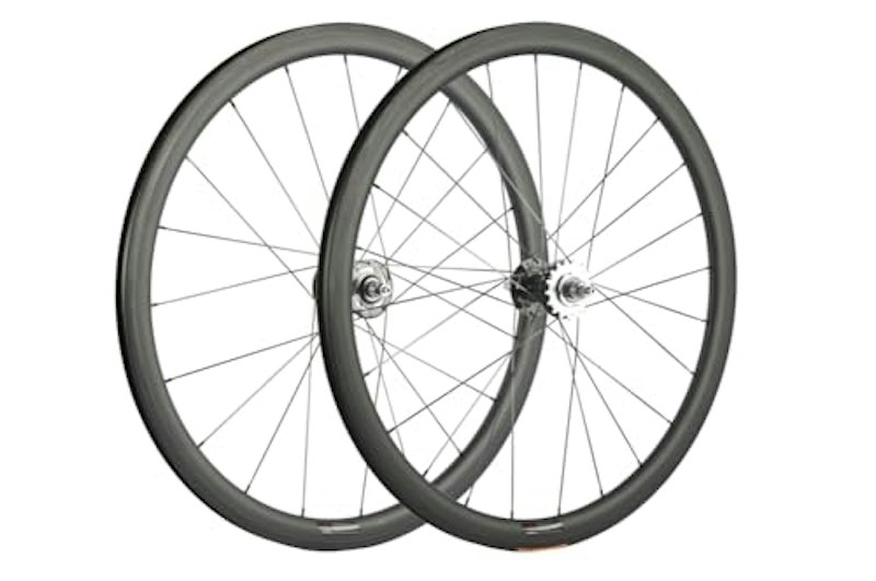 カーボンホイール700C固定ギアホイールセット 1