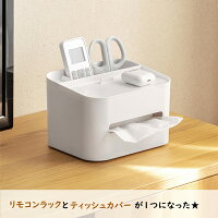 ティッシュケース リモコン収納 1