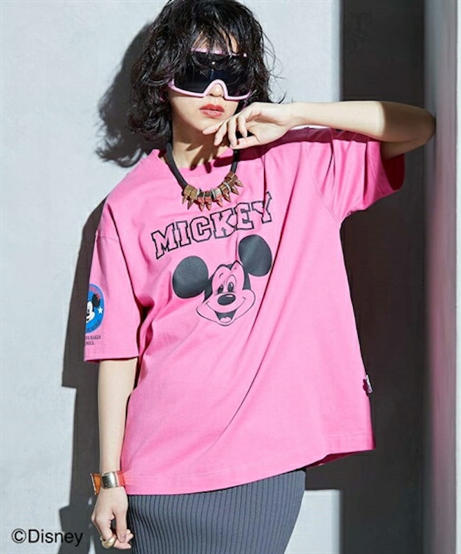 GEVS. ミッキーマウス フェイスプリントTシャツ 1