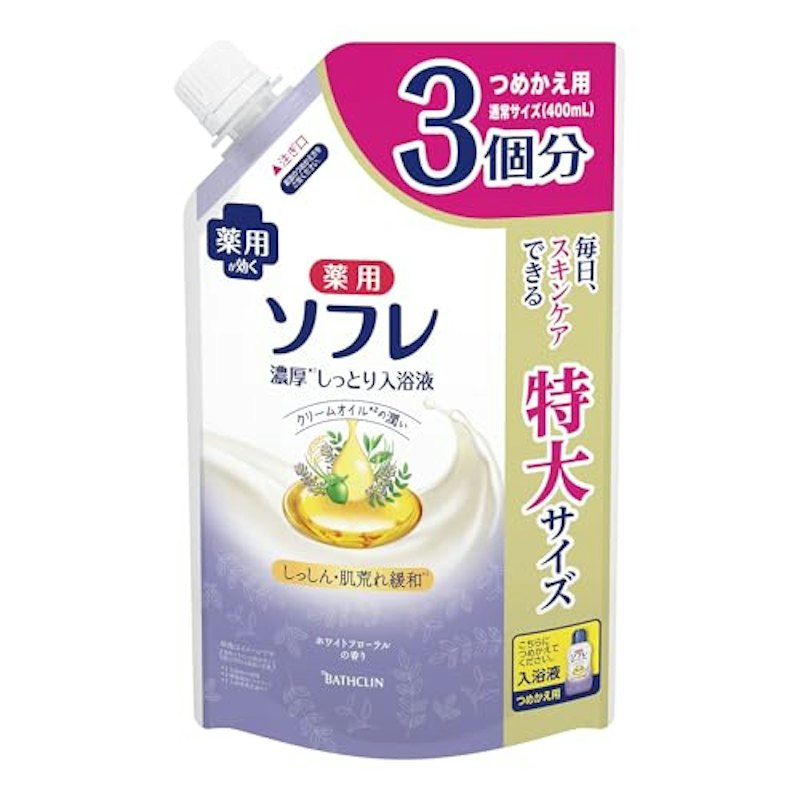 濃厚しっとり入浴液 大容量 つめかえ用 1