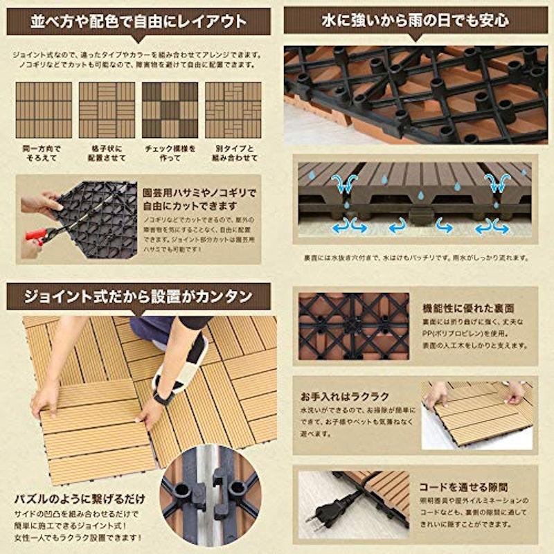 人工木ウッドパネル 4