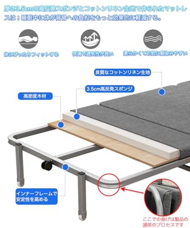 おりたたみベッド 3