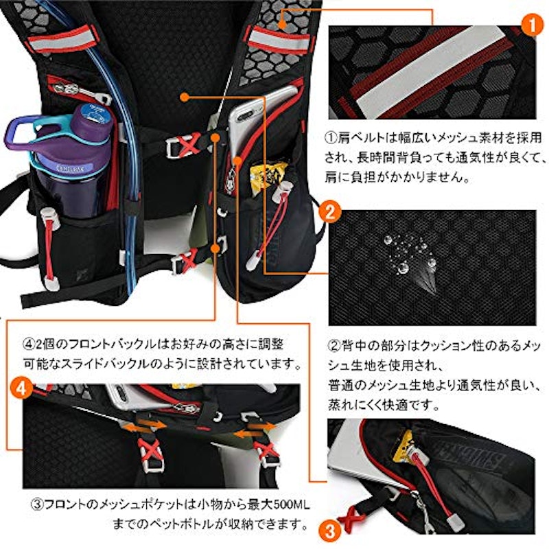 ハイドレーションリュック 2
