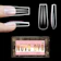 Novo Ovo Long Square Nail Tips NATURAL 1