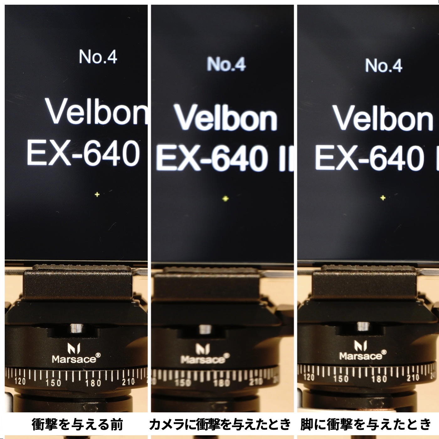 ベルボン EX-640-2H ファミリー三脚 ハンドル雲台付 QRA-5システム対応 全高170cm EX-640 4段 II