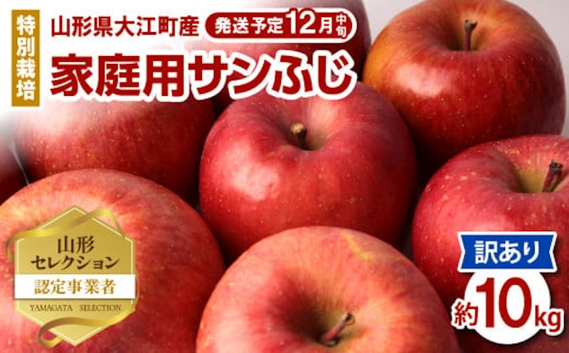 特別栽培 訳あり 家庭用サンふじ 鈴木果樹園 1