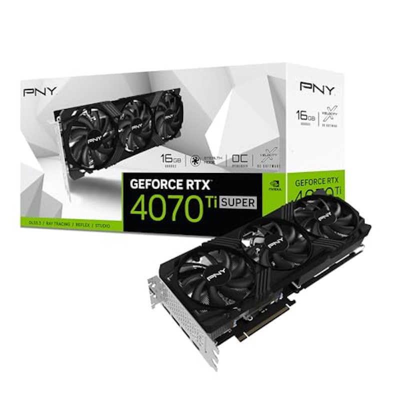 GeForce RTX 4070 Ti SUPER 16GB OC LED トリプルファン 1