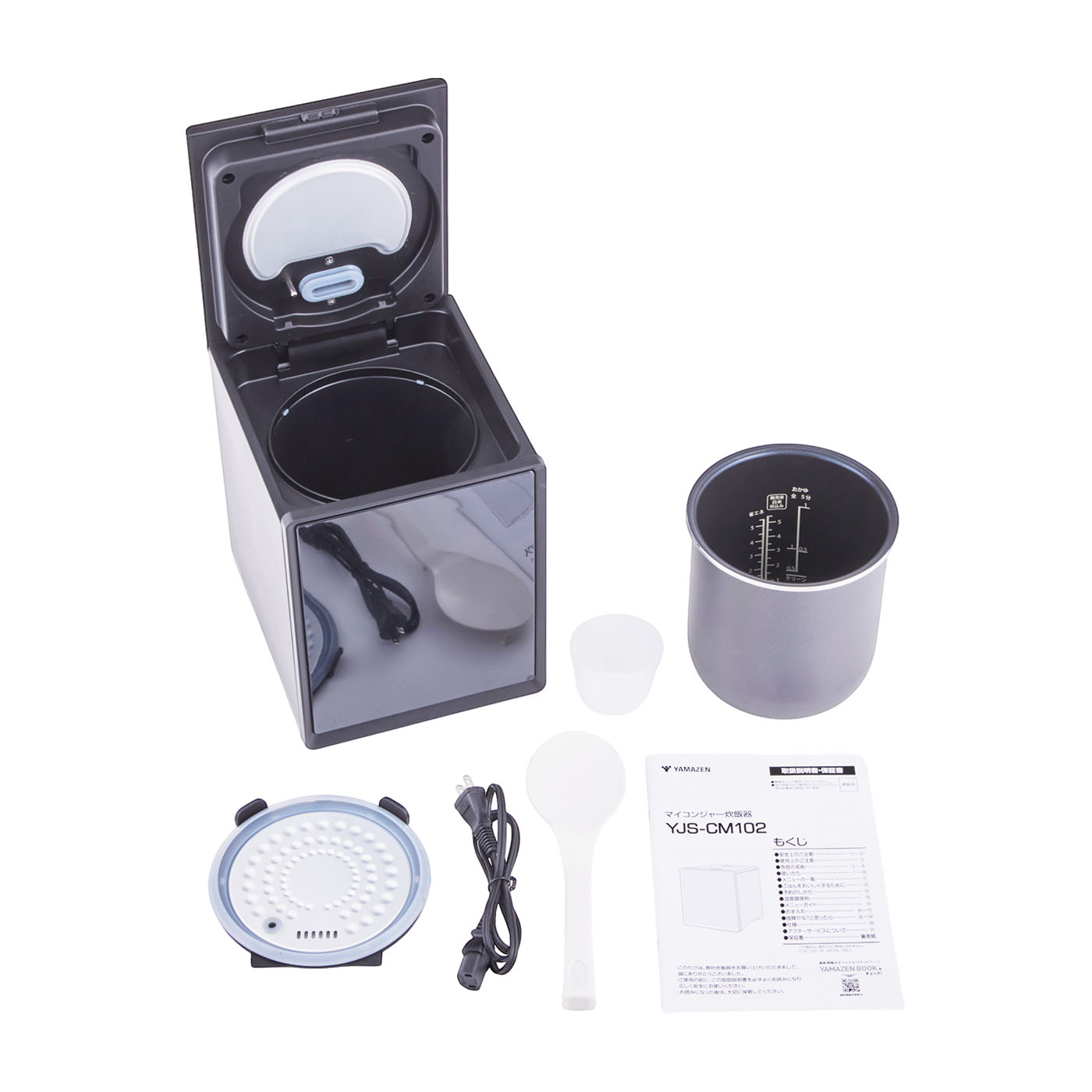 山善 YAMAZEN キューブ型マイコンジャー炊飯器 YJS-CM10を検証レビュー