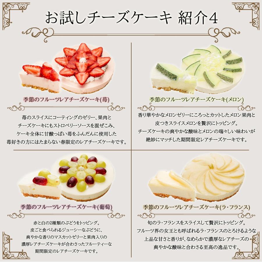 お試し チーズケーキ 5