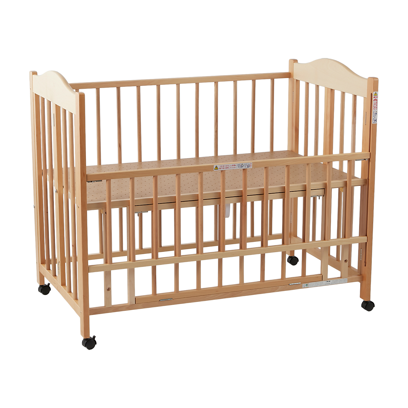 大和屋【アネシス】ベビーベッド 収納付き70×120 ちびyamatoya