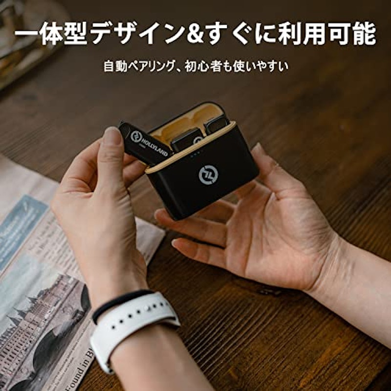 ワイヤレスピンマイク ノイズキャンセリング 8時間連続収音 5