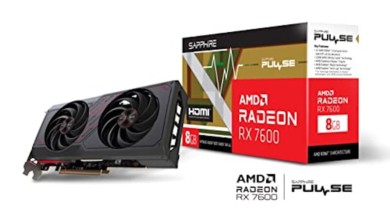 PULSE AMD Radeon RX 7600 8GB 3