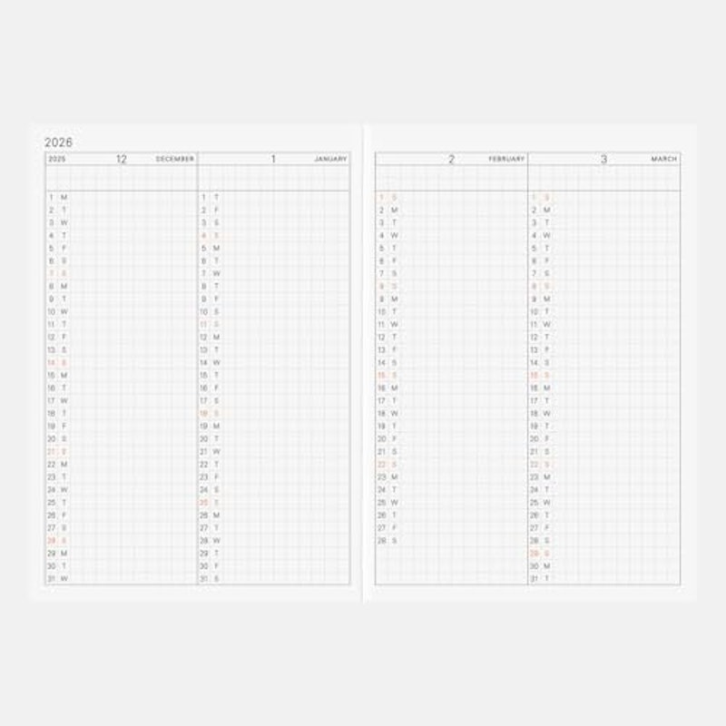手帳本体Planner 4