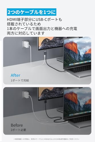  Nano USB-C & HDMI ケーブル 3