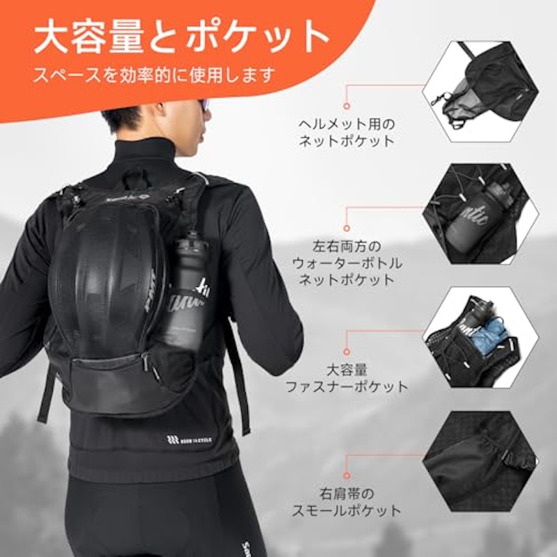 サイクリングリュック 4