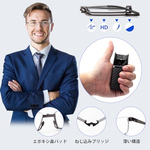 折りたたみ老眼鏡 4