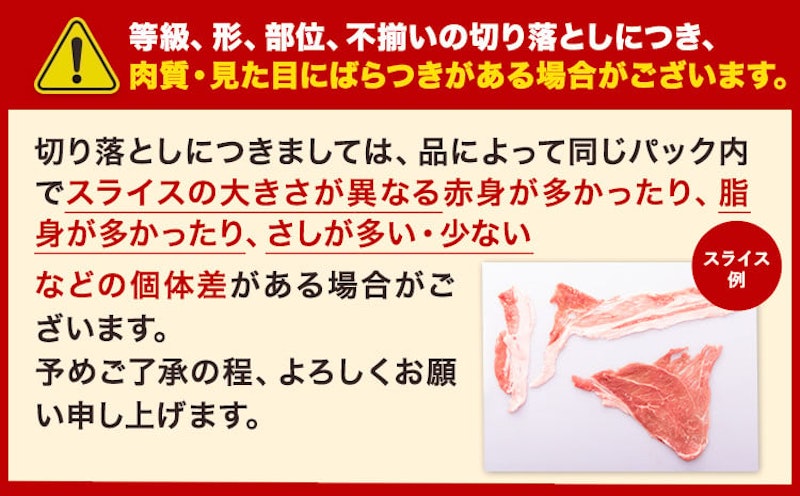 うまかポーク切り落とし 選べる1.8kg・3.6kgセット 5