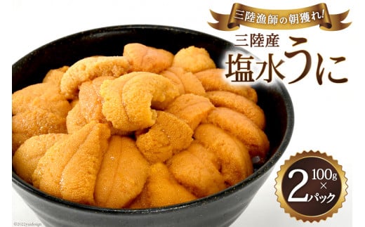 三陸産塩水うに 1