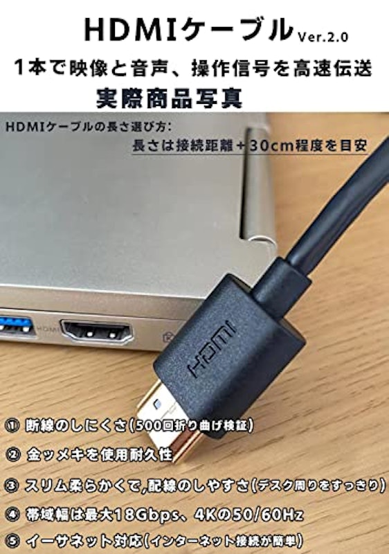 HDMIケーブル 7