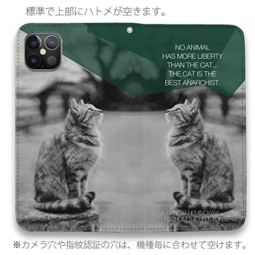 手帳型ベルトなし Stick Case ヘミングウェイの猫とは… 3