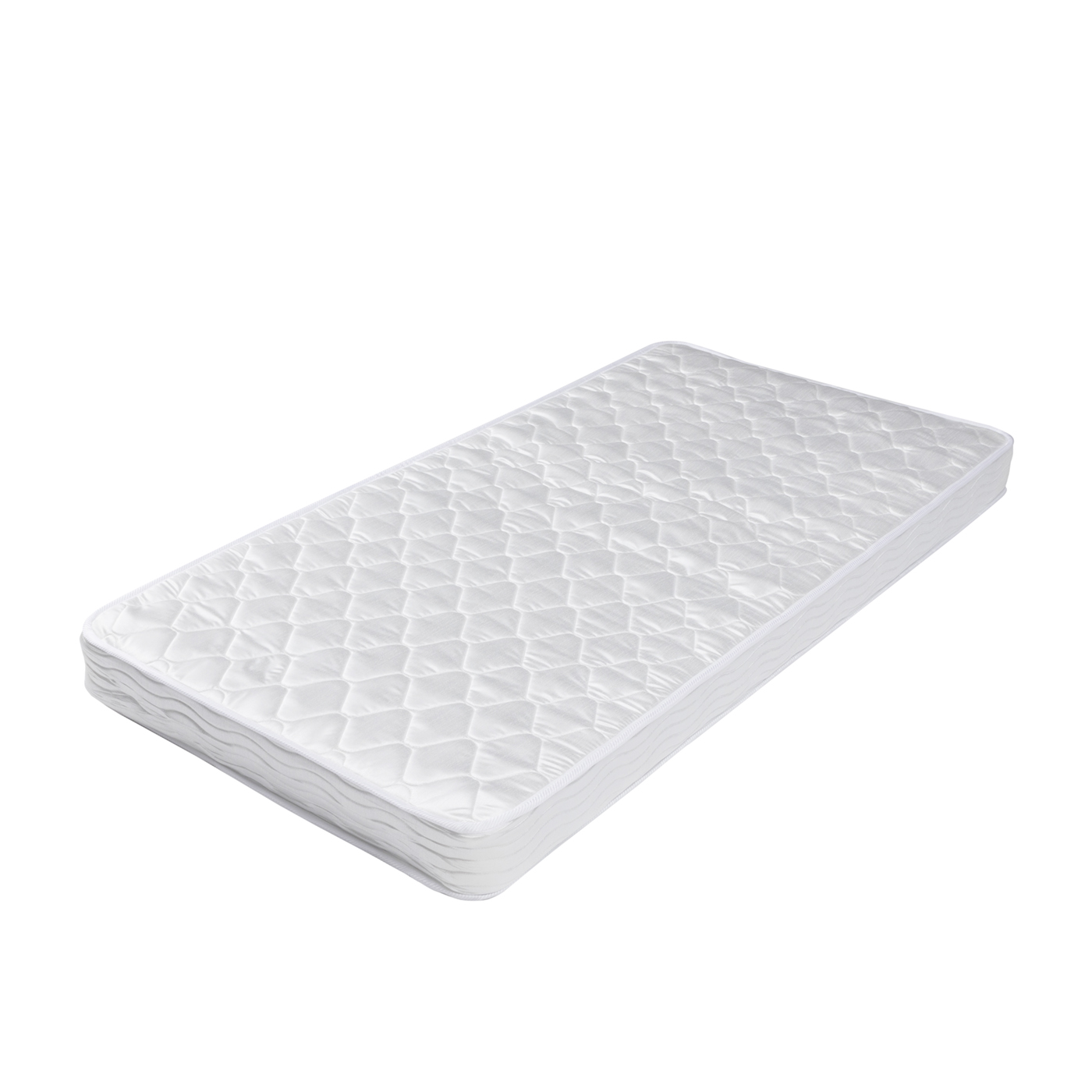 三つ折りセミダブル ボンネルコイルマットレス ホワイト 三つ折りセミダブル ボンネルコイルマットレス ホワイト 三