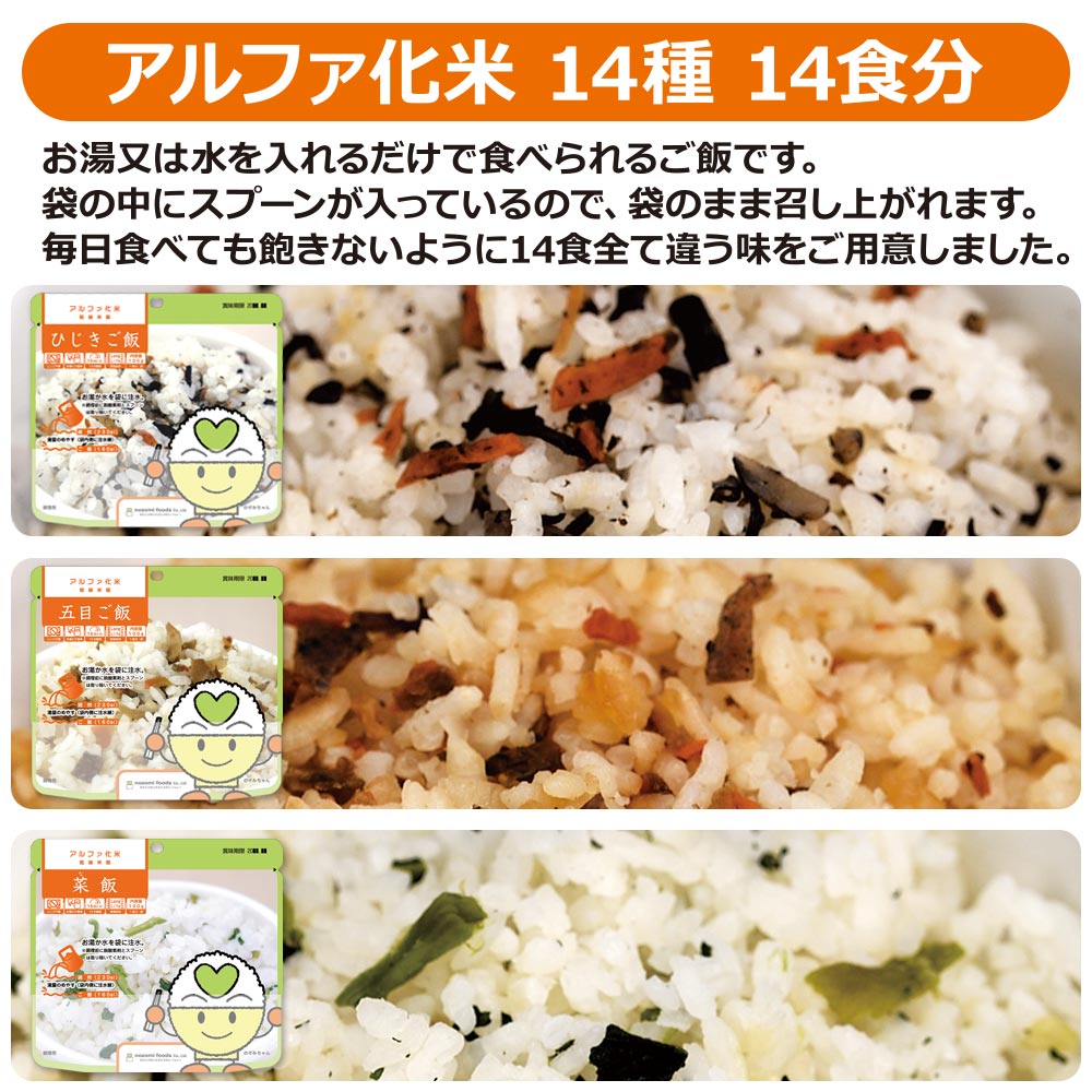 7日分21食 基本非常食セット 3