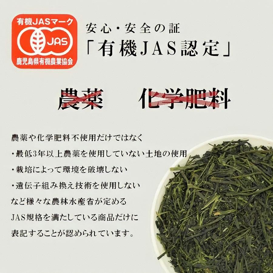 知覧茶 有機栽培茶 銀印 2